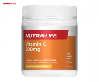 Nutralife 纽乐 维生素C咀嚼片500mg 200粒